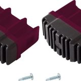 KRAUSE CORDA lábdugó 64 x 25 mm, lila (pár)