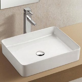 Wellis Lily pultra építhető porcelán mosdó 50,0 × 40,5 × 10,8 cm WF00045