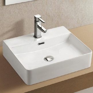 Wellis Lotus pultra építhető porcelán mosdó 50,0 × 42,3 × 12,7 cm WF00041