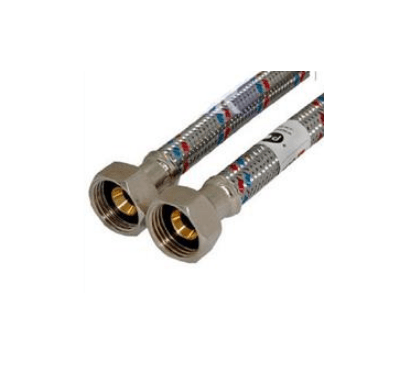 Flexibilis bekötőcső vízre BB 1/2" x 1/2"