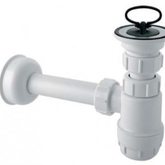 McAlpine HC 1L műanyag mosdó búraszifon leeresztővel 5/4" - 32 mm