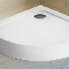 H2O Nero A Standard íves akril zuhanytálca szifonnal