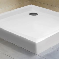 H2O Nero C Standard szögletes akril zuhanytálca szifonnal