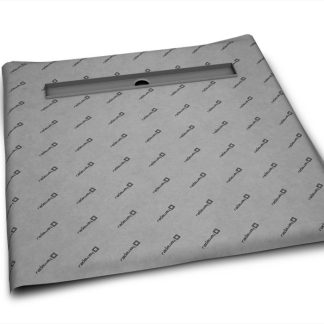 Radaway burkolható négyzet alakú zuhanytálca folyókával ,választható rozsdamentes rácsokkal. -KIFUTÓ