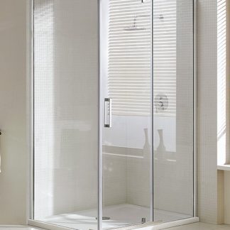 Niwell Carol szögletes nyílóajtós zuhanykabin 80 x 100 x 190 cm - NWZK-CAR8010