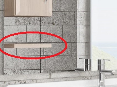 Tboss Classic, Plusz piperepolc türkös szekrényre 105 cm