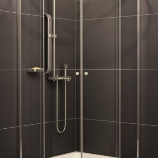 Radaway Projecta A 90 íves zuhanykabin 90x90 átlátszó üveggel 34200-01-01M