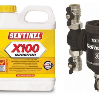 Sentinel Vortex 300 Protection pack (Vortex300+X100) Mágneses iszapleválasztó 3/4" + korróziógátló
