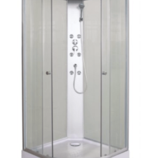 Sanotechnik PUNTO komplett hidromasszázs zuhanykabin 90 x 90 x 215 cm CL01