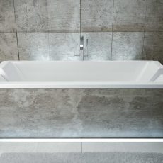 Besco Quadro egyenes akril fürdőkád 155x70 - WAQ-155-PK - Image 7