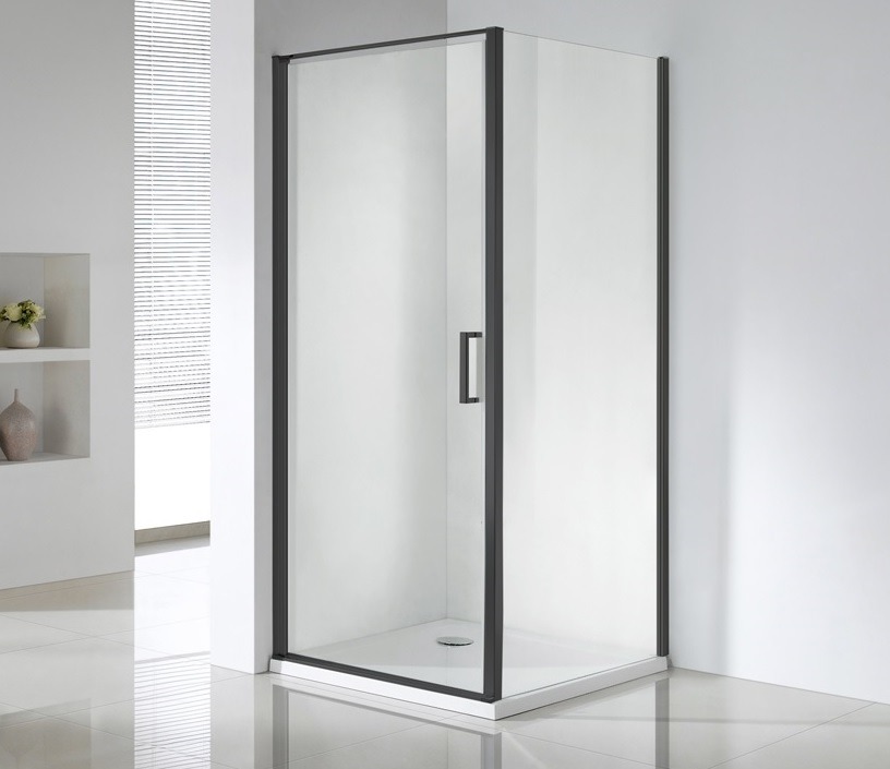 Wellis Quadrum Black Easy Clean szögletes zuhanykabin 90 x 90 x 190 cm WC00483 + 4Gb pendrive!