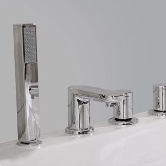 Niwell Rio 4 részes kádperemre szerelhető csaptelep - NVCS-SKRIO