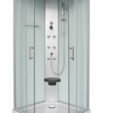 Sanotechnik RUMBA hidromasszázs zuhanykabin fehér 90 x 90 x 215 cm CL88