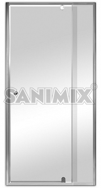 Sanimix 22.011 beépíthető zuhanyajtó 760 - 910 x 1850 mm