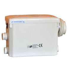 Sanipump Optimum CWC+2 Darálós WC függesztett falsík mögötti öblítő tartályos vécéhez - SANIPOPTCWC+3