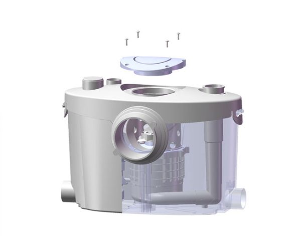 Sanipump Optimum2 WC+3 Darálós WC és háztartási vízátemelő - SANIPOPT2WC+3 - Image 5