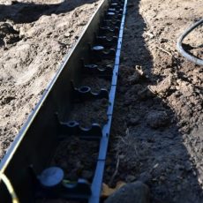 SG profi hajlítható fekete műanyag ágyásszegély 100 cm, 6 cm magas - Image 2