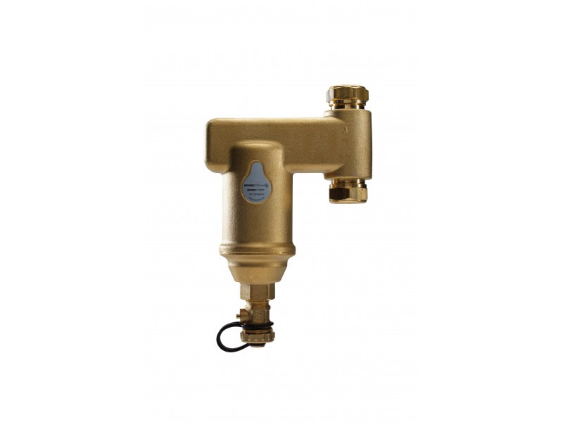 Spirotrap AE022V roppantógyűrűs iszapleválasztó 22 mm függőleges