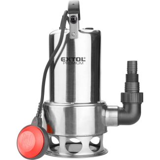 Extol 8895016 szennyvíz búvárszivattyú úszókapcsolóval 1100W - 15 m3/h