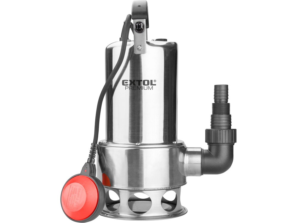 Extol 8895016 szennyvíz búvárszivattyú úszókapcsolóval 1100W - 15 m3/h