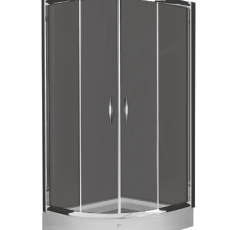 Vela Banyo TMP zuhanykabin - 80 ÍVES - 5 mm víztiszta vízlepergető üveggel - 80 x 80 x 190 cm
