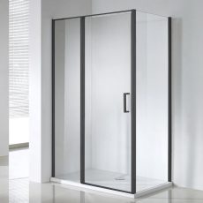 Wellis Triton Black Easy Clean szögletes zuhanykabin 120 x 80 x 190 cm WC00480