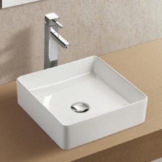 Wellis Tulip pultra építhető porcelán mosdó 35,8 × 35,8 × 10,8 cm WF00046