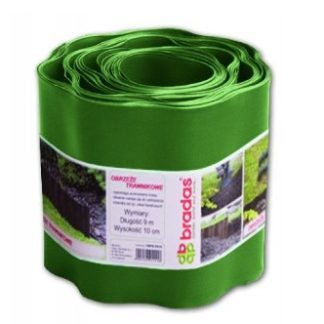 Bradas univerzális ágyásszegély 9 m x 20 cm, zöld (K12/120) - OBFG0920