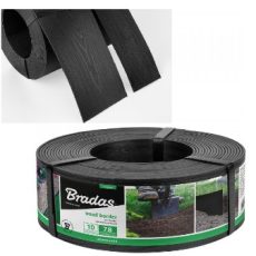 Bradas WOOD BORDER Univerzális kerti szegély 78mm x 2,8mm x 10m fekete - OBWBK1008