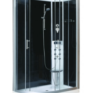 Sanotechnik VARIO jobbos komplett hidromasszázs zuhanykabin 80 x 120 x 215 cm CL121