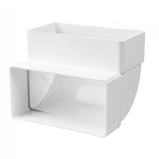 Vents pvc lapos, merev szellőző 90° függőleges