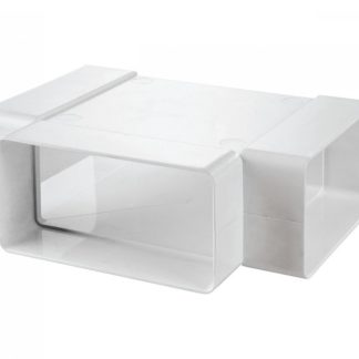 Vents pvc lapos, merev szellőző T idom