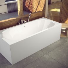 Besco Vitae egyenes akril fürdőkád 150x75 - WAV-150-PK - Image 5