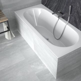 Besco Vitae Slim egyenes akril fürdőkád 150 x 75 cm - WAV-150-SL