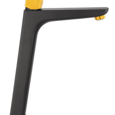Ferro BVI2LVLBLG VITTO BLACK/GOLD VERDELINE magasított mosdócsaptelep