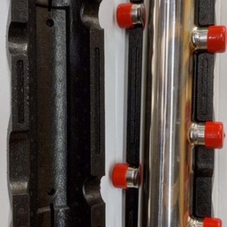 BRH 814 rozsdamentes hidraulikus váltó D76x430mm, 6x1" 4m3/h, 70kW