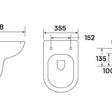 Wellis Bella fali WC RIMLESS WF00037 - Image 2