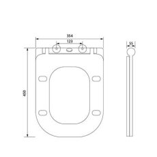 Wellis Erin Soft Close WC ülőke WF00036 - Image 2
