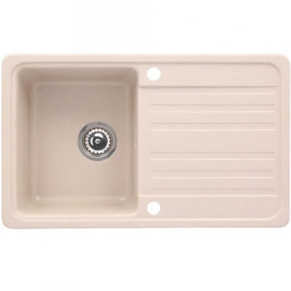 H2 Yukon II homok csepptálcás gránit mosogatótálca 760x460x200 mm
