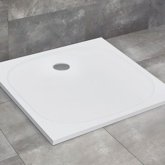 Radaway Zantos C szögletes műmárvány lapos zuhanytálca + szifon!