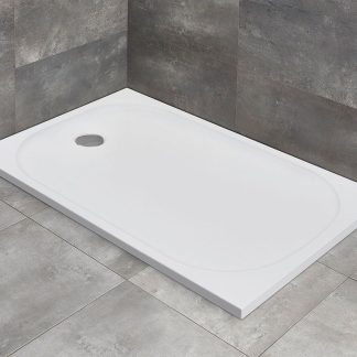 Radaway Zantos F szögletes műmárvány lapos zuhanytálca + szifon!