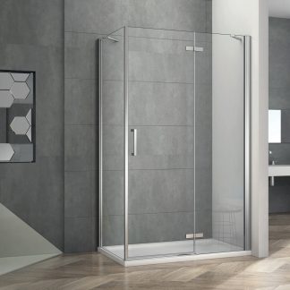 Aquatrend Jade N02-129R 90 x 120 szögletes zuhanykabin zuhanytálca nélkül - JOBBOS 69585