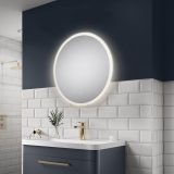 TMP LUX Touch fürdőszobai tükör - KEREK - LED világítással - érintő kapcsolóval - Ø 80 cm - Image 2