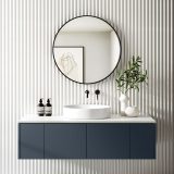 TMP IRON fürdőszobai tükör - FEKETE keret - kerek - 80 cm - Image 3