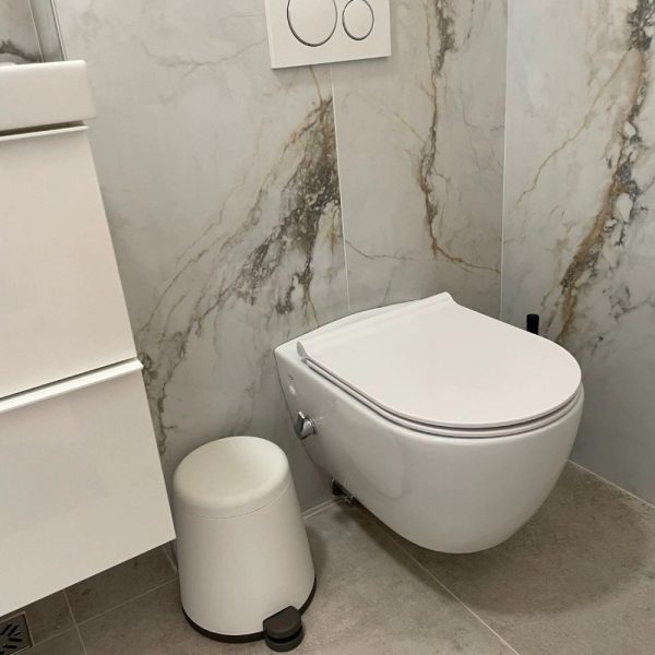 CeraStyle CITY fali WC - BEÉPÍTETT bidé funkcióval - rimless - perem nélküli - mély öblítés - Image 3