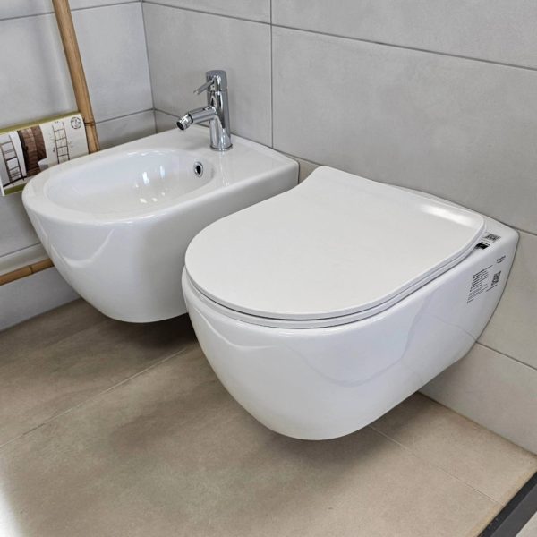 CeraStyle CITY fali WC - perem nélküli - rimless - rejtett szerelésű - mély öblítés - 53 cm - Image 2