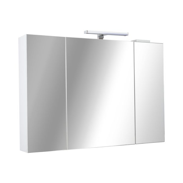 PIRAMIDA AKVA Tükrös fürdőszobai szekrény LED világítással - 100 x 69 x15cm - Image 2