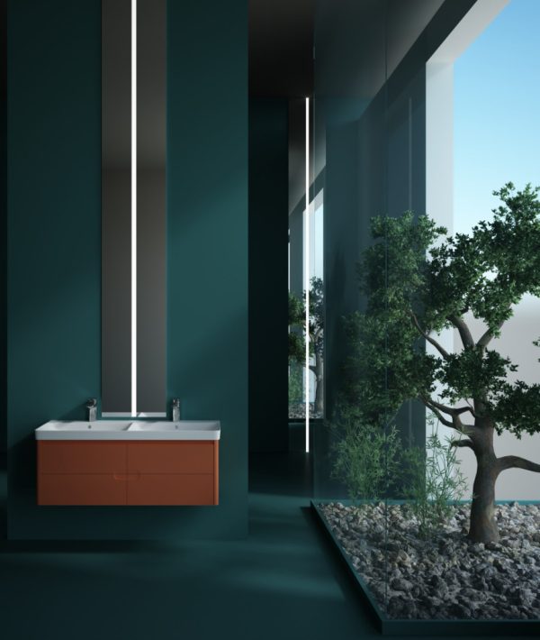 Sanovit LUXURY - porcelán mosdókagyló - dupla - 120 x 46 cm - 11120-KL - Image 5