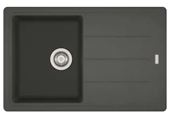 FRANKE BASIS BFG 611-78 grafit Fragranit mosogató automata dugókiemelővel