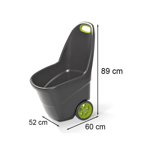Easy go xl műanyag kerti talicska 62 l - Image 3